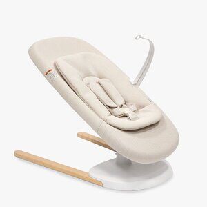 Stokke Yoga Baby Bouncer & Swing NWT NEW cream color wood base